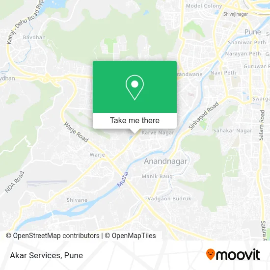 Akar Services map