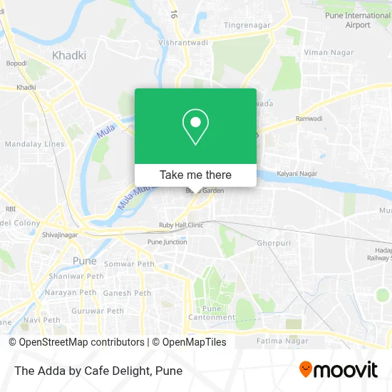 The Adda by Cafe Delight map