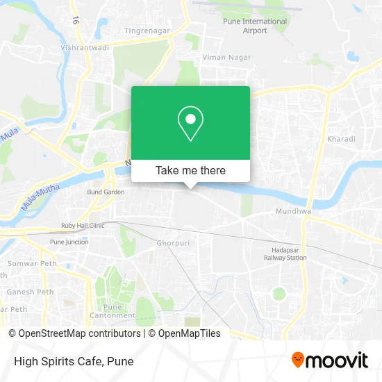 High Spirits Cafe map