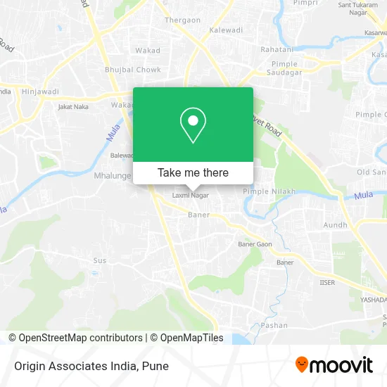 Origin Associates India map