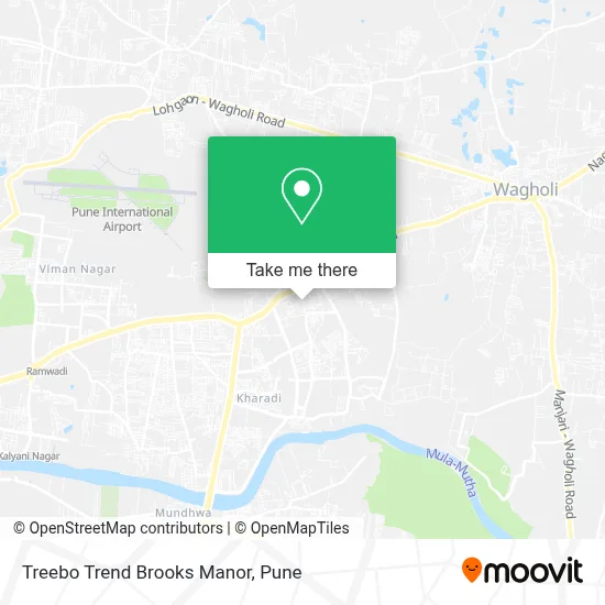 Treebo Trend Brooks Manor map