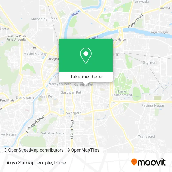 Arya Samaj Mandir map