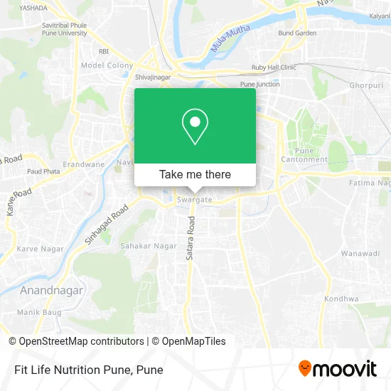 Fit Life Nutrition Pune map