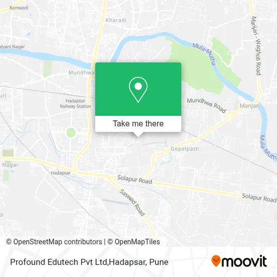 Profound Edutech Pvt Ltd,Hadapsar map