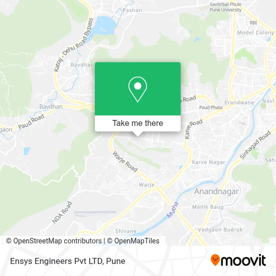 Ensys Engineers Pvt LTD map