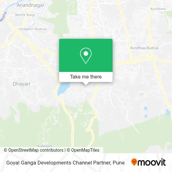 Goyal Ganga Developments Channel Partner map