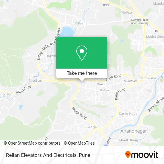 Relian Elevators And Electricals map