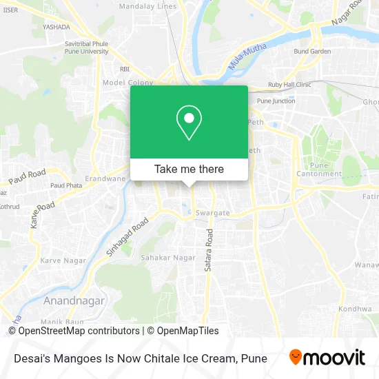 Desai's Mangoes Is Now Chitale Ice Cream map