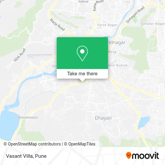 Vasant Villa map