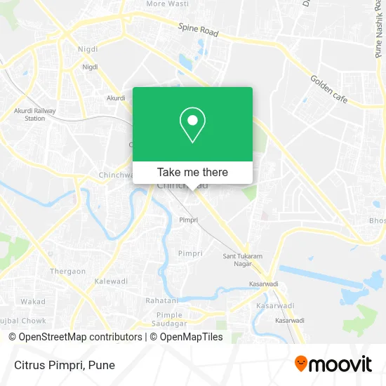 Citrus Pimpri map