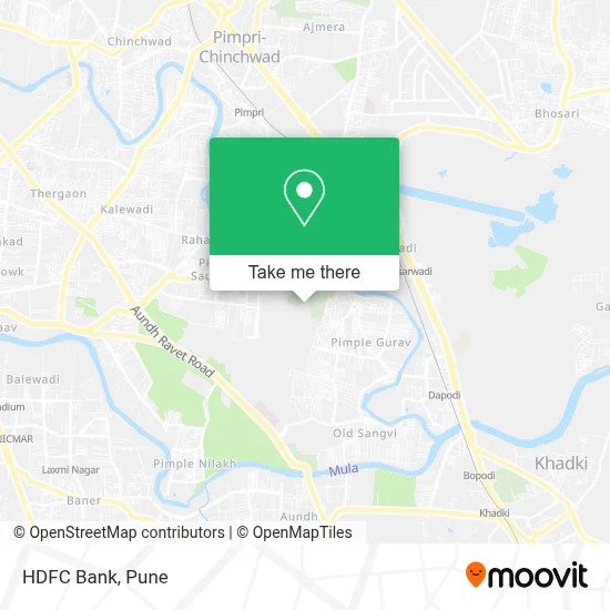 HDFC Bank map