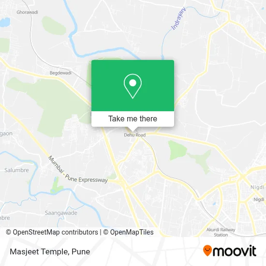 Masjeet Temple map