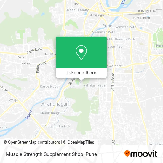 Muscle Strength Supplement Shop map
