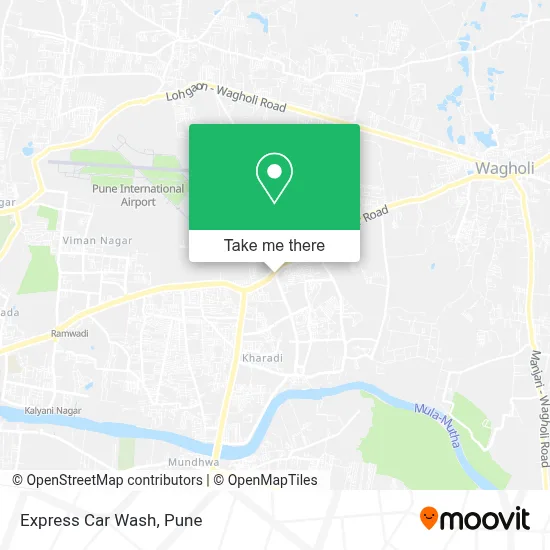 Express Car Wash map