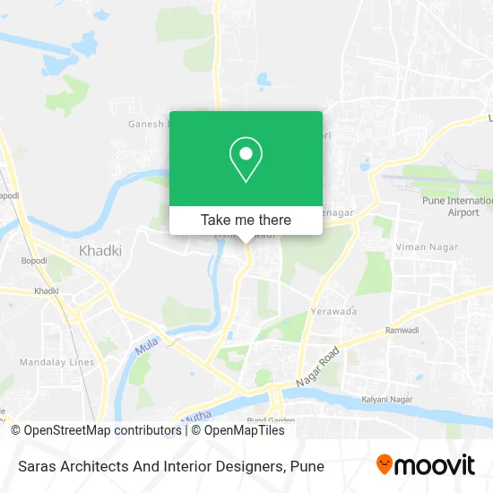 Saras Architects And Interior Designers map