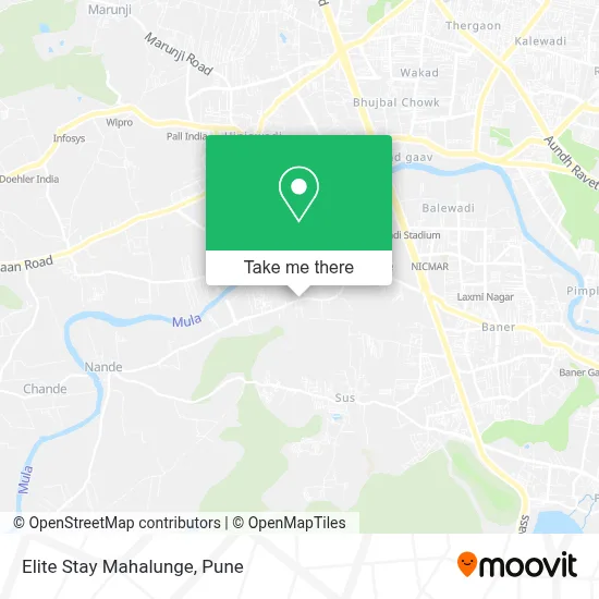 Elite Stay Mahalunge map