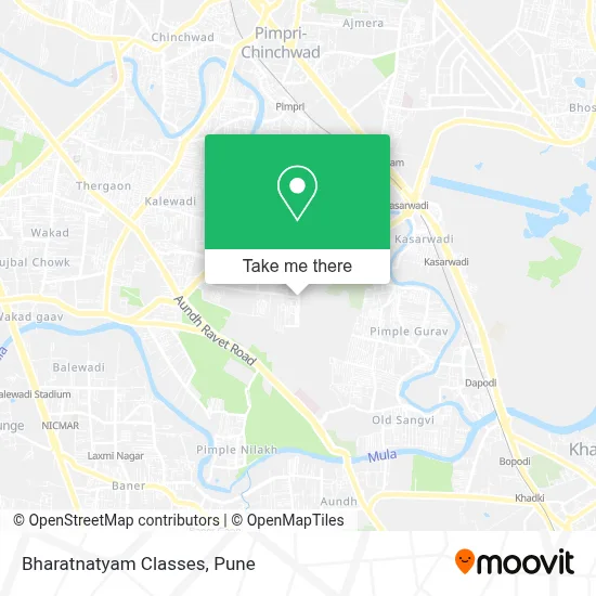 Bharatnatyam Classes map