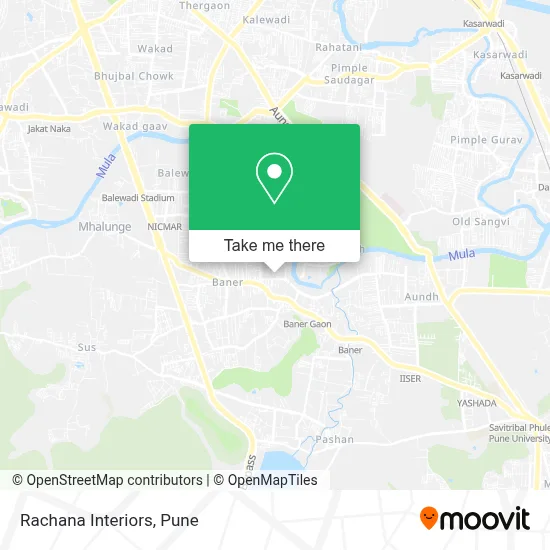 Rachana Interiors map
