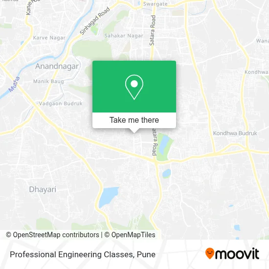 Professional Engineering Classes map