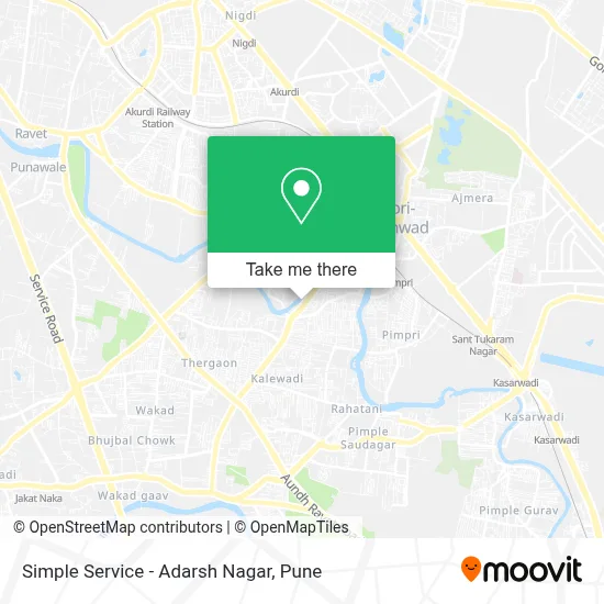 Simple Service - Adarsh Nagar map