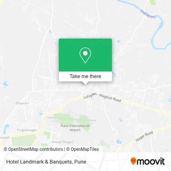 Hotel Landmark & Banquets map