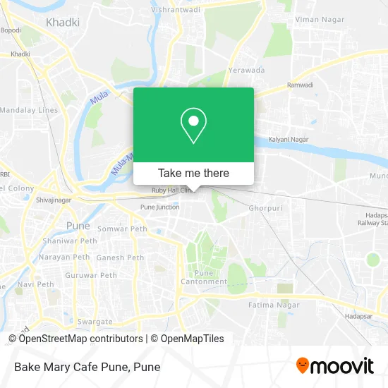 Bake Mary Cafe Pune map