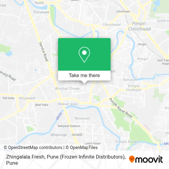 Zhingalala Fresh, Pune (Frozen Infinite Distributors) map