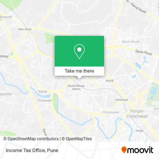 Income Tax Office map