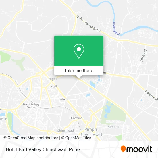 Hotel Bird Valley Chinchwad map