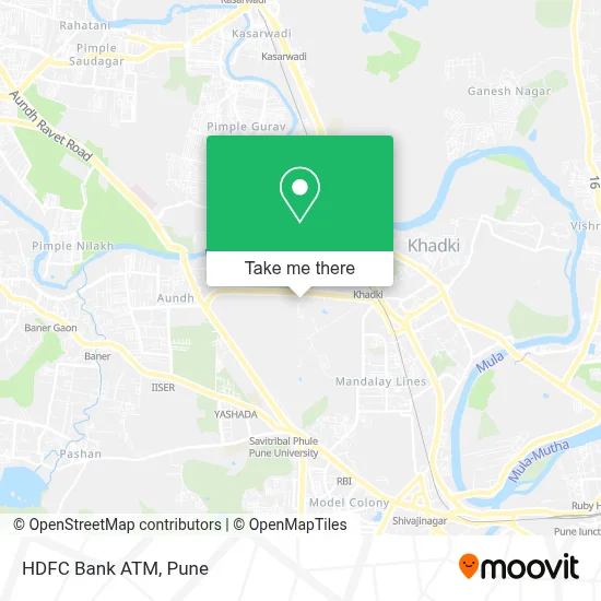 HDFC Bank Atm map