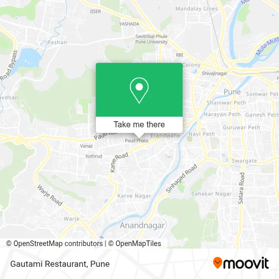 Gautami Restaurant map