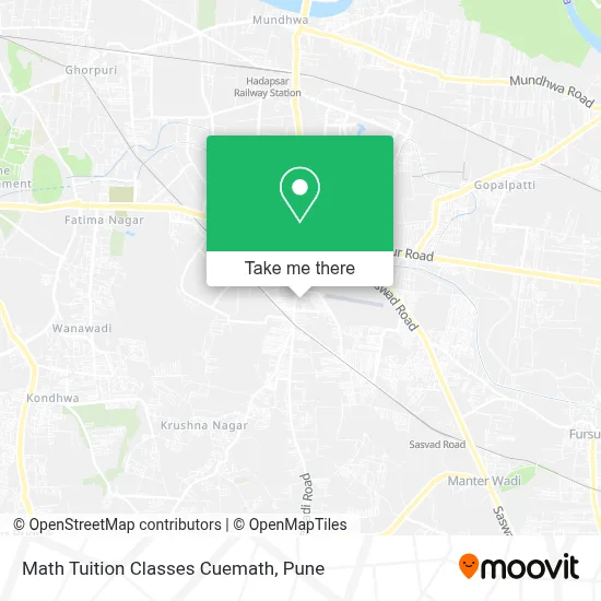 Math Tuition Classes Cuemath map