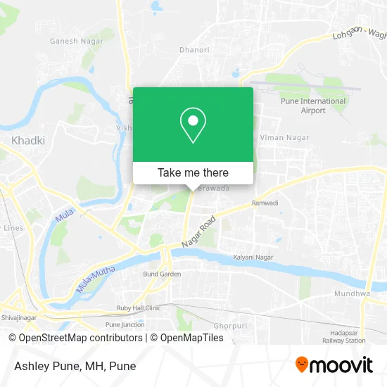 Ashley Pune, MH map