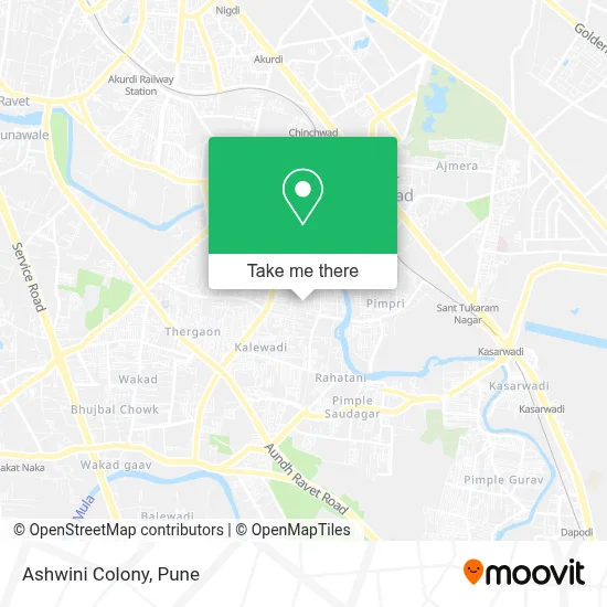 Ashwini Colony map
