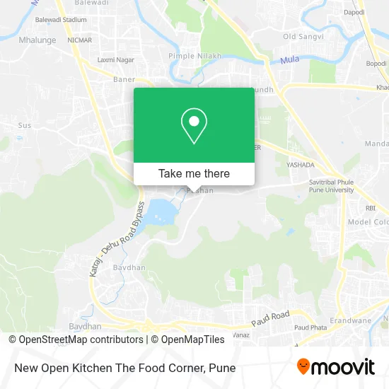 New Open Kitchen the Food Corner map