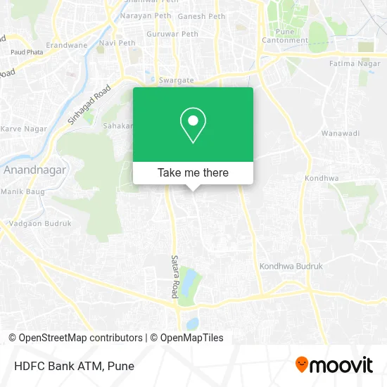HDFC Bank Atm map