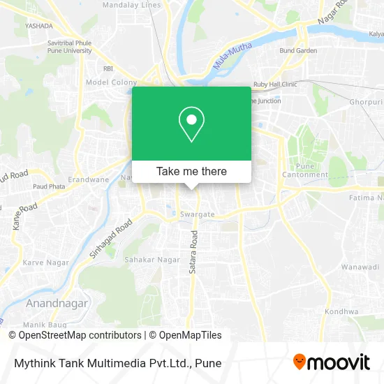 Mythink Tank Multimedia Pvt.Ltd. map