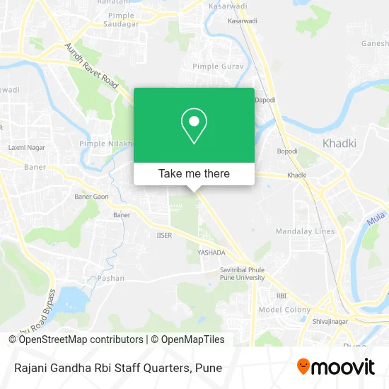 Rajani Gandha Rbi Staff Quarters map