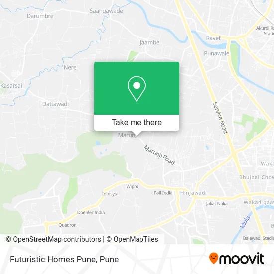 Futuristic Homes Pune map