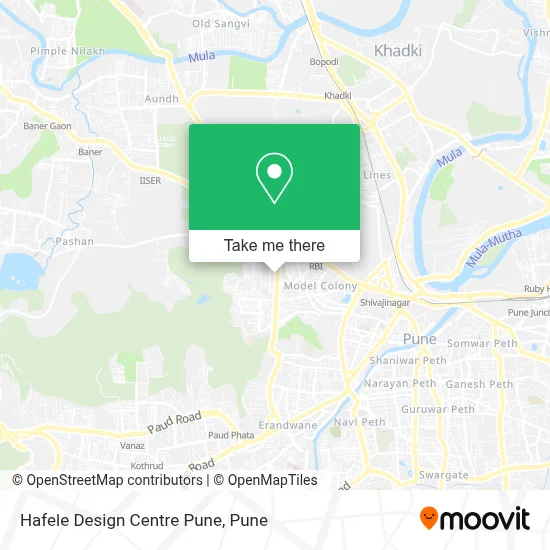 Hafele Design Centre Pune map