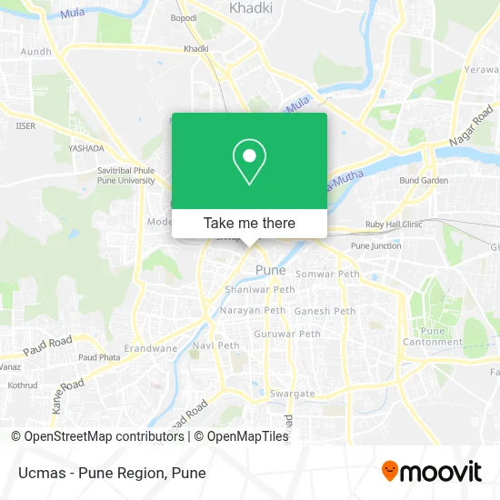 Ucmas - Pune Region map