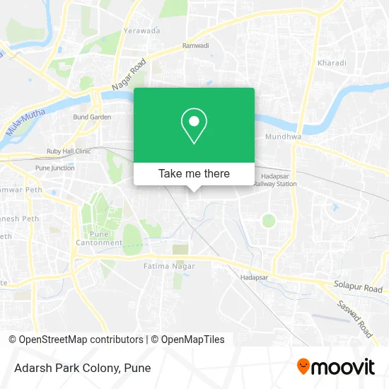 Adarsh Park Colony map