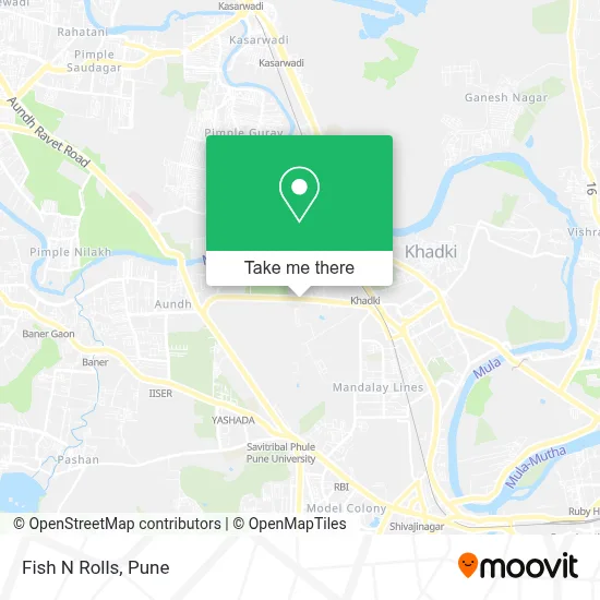 Fish N Rolls map