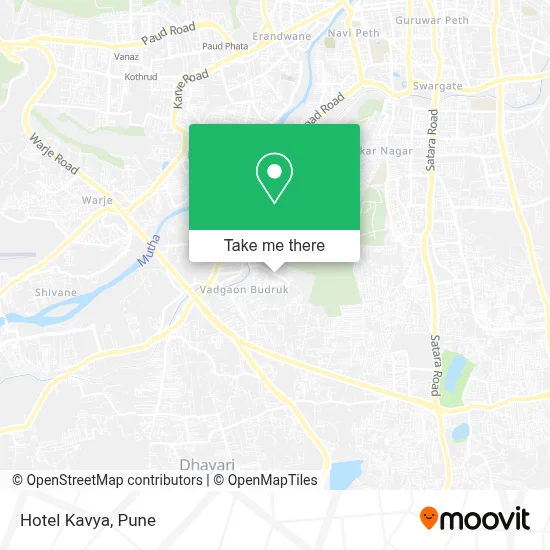 Hotel Kavya map