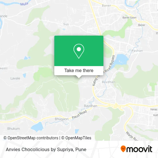 Anvies Chocolicious by Supriya map