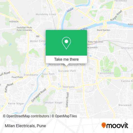 Milan Electricals map