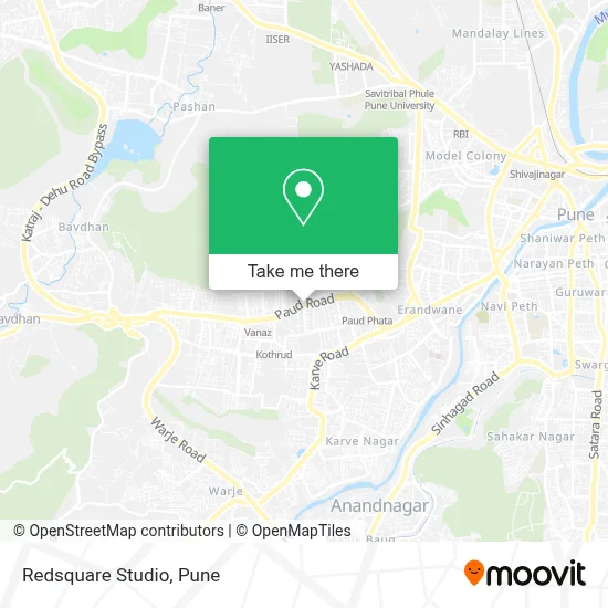 Redsquare Studio map