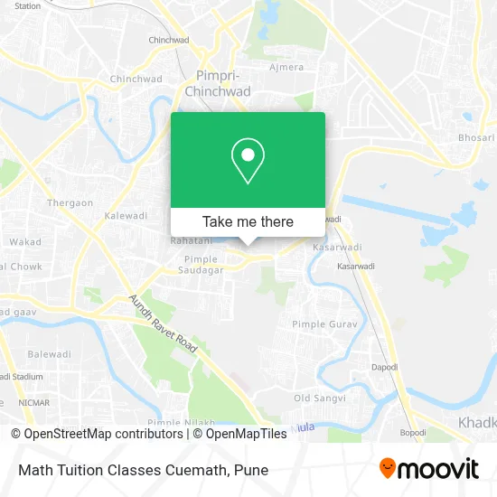Math Tuition Classes Cuemath map