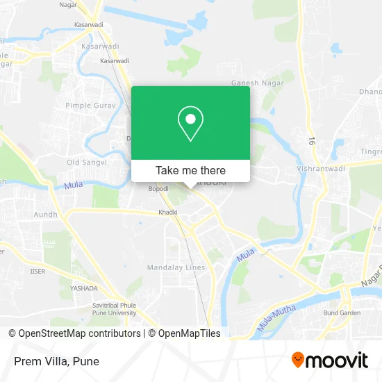 Prem Villa map