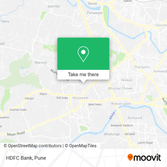HDFC Bank map